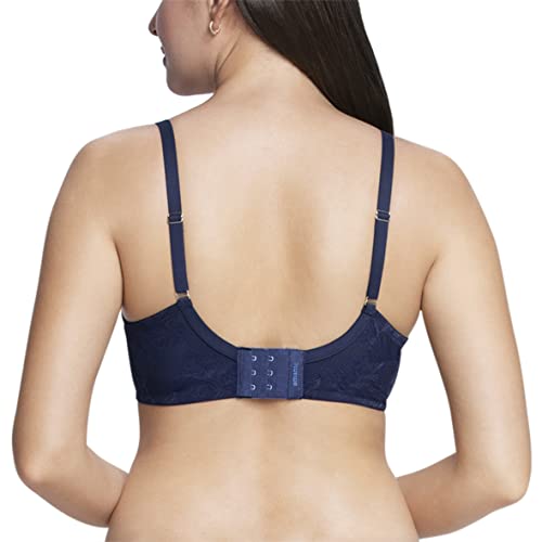 Image of Amante Padded Non-Wired Full Coverage Lace Bra