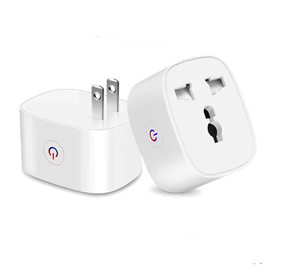 Smart Plug 16A with Energy Monitor, WiFi, US/EU/UK Plug, Compatible with Alexa, Google Home, Tuya, SmartThings
