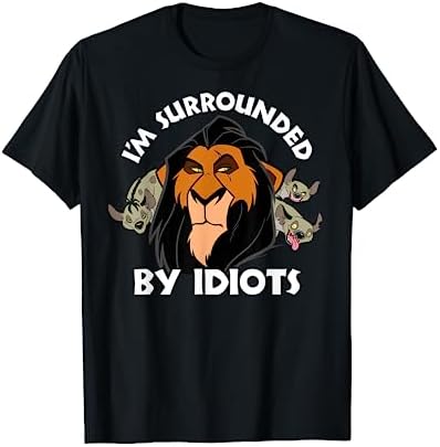 Disney The Lion King Scar Surrounded By Idiots T-Shirt