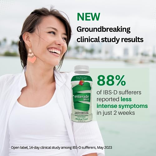 Enterade Ibs-D, 6 Bottles, Targeted Dietary Support For Irritable Bowel Syndrome With Diarrhea (Ibs-D), 8Oz #TOP4