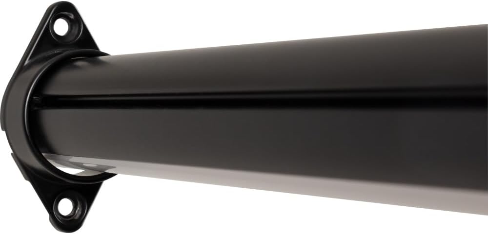 Task Lighting & Power Lighted Closet Rod with Aluminum Profile and Frosted Lens | 3000K Soft White| 42" | Black Finish