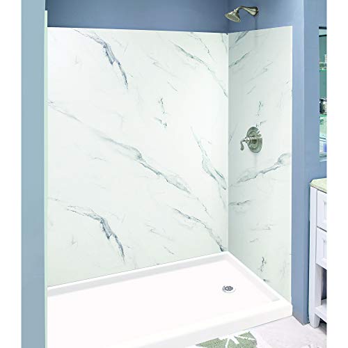 Transolid EWK603272-41 Expressions 3-Panel Shower Wall Kit, 32-in L x 60-in W x 72-in H, Bianca - Thumbnail 6