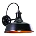 VAXCEL Motion Sensor Porch Light -Dorado Bronze Dusk to Dawn Farmhouse Outdoor Lighting Fixture + Automatic Timer for Exterior Security, Rustic Gooseneck Barn Light for Garage, Front Door, and Patio