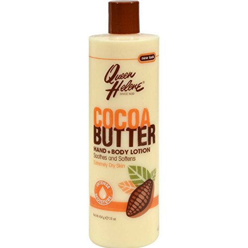 QUEEN HELENE Cocoa Butter Hand & Body Lotion 16 oz (Pack of 4)