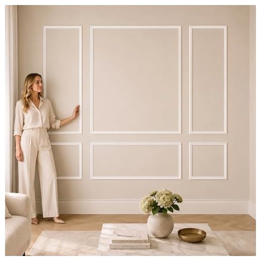 Pre-Cut PVC Wall Molding DIY Set