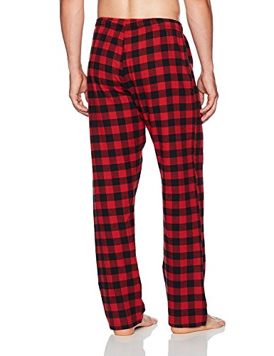 Hanes Ultimate Men's Flannel Pant, red Buffalo Plaid, Small - image 5