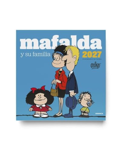 Portada de Calendario 2027 Mafalda Familia de pared