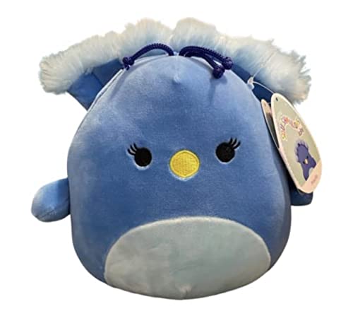 Image of Squishmallows Official Kellytoy 16 Inch Soft Plush Squishy Toy Animals (Priscilla Blue Peacock)