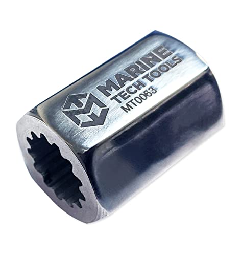 Marine Tech Tools Alpha 1 Drive Shaft Adapter 91-56775T â€” Fits Drive Units and Outboards: MC-I, R-MR, Alpha One, Alpha One/Gen II â€” Provides Wrench Surface to Turn The Drive Shaft