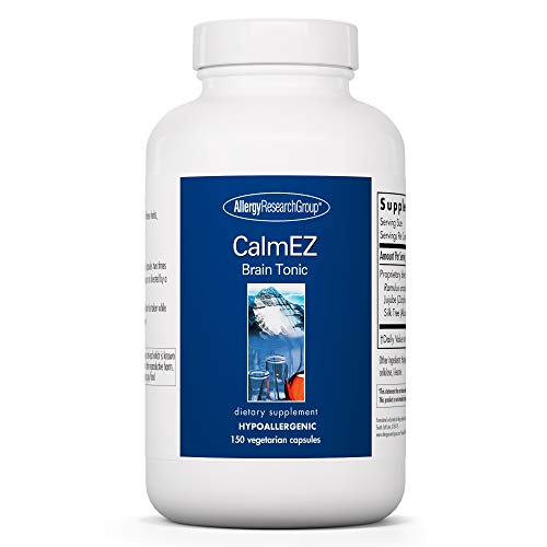 Allergy Research Group - CalmEZ Brain Tonic - Stress and Sleep Support - 150 Vegetarian Capsules