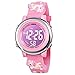 BIGMEDA Montre Enfant Numérique Sport 30M Etanche Multifonction Électronique Montres 7 Couleur LED Rétro Eclairage pour 3 Ans à 12 Ans Enfants Fille Garçon (Licorne)
