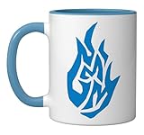 GMM Summer Edition Logo T-Shirt Ceramic Mug, Blue/White