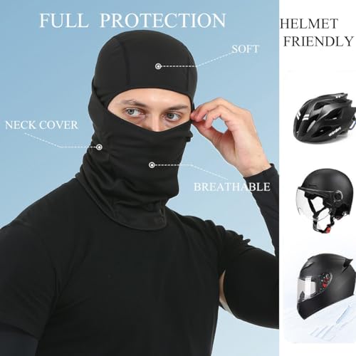 Hexchasty- Máscara de esqui balaclava para homens e mulheres, máscara respirável e impermeável, prot