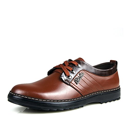 Chaussures respirant de printemps hommes en cuir souple pour marcher sans fatigue