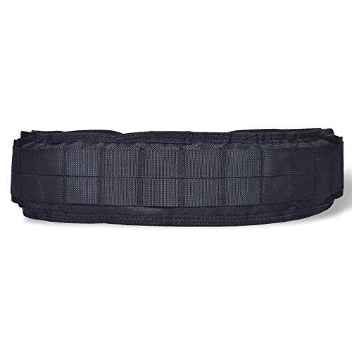 Tactical Battle Belt, Padded Molle Belt With High Density Inner , Military Combat Waist Belt For Airsoft Shooting Wargame Hunting Outdoor Sports(Black, L) #TOP1