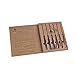 Produktbild LAGUIOLE - Box 6 Steakmesser - Pakka Holzgriff 3 Farben sortiert - Edelstahl - Karton-Geschenkbox mit Markengeschichte - Stil und Komfort - Sehr widerstandsfähig