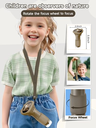 Image of Acoath Microscope for Kids, 1000X Handheld Digital Miniscope with 2.0 inch Screen, Portable Pocket Microscope Education Toys Birthday Gifts for Age 3 4 5 6 7 8 9 10 Girls Boys