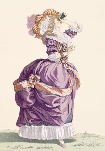 Póster de la pintura Giovane donna di Francois Louis Watteau, arte de pared de 60x90cm