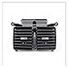 Czarne tylne powietrze A/C Warunek Wylot Outlet Outlet Vent Fit dla VW fit for passat B6 2006 2007 2008 2009 2011 2011 CC 3CD 819 203 Grill klimatyzatora