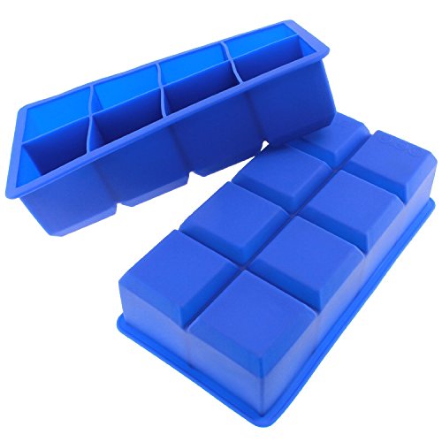 Bella Amazing Silicone Jumbo Ice Tray, 8.4 X 4.4-Inches