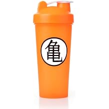 DBZ Kame Logo Shaker Cup - 28 Ounce Mixer Bottle for Protein & more - Dragon Goku Ball Z