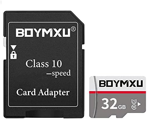 TF Memory Card 32GB,BOYMXU TF Card with Adapter,High Speed Memory Card Class 10 TF Card Memory Card for Phone Camera Computer-Update