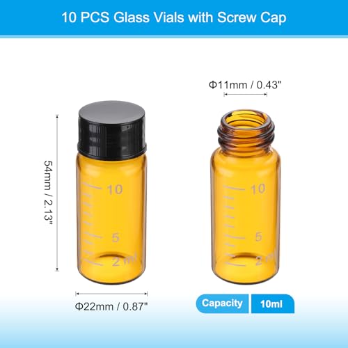 Flacons d'échantillonnage en verre parfaits pour conserver vos liquides - 2