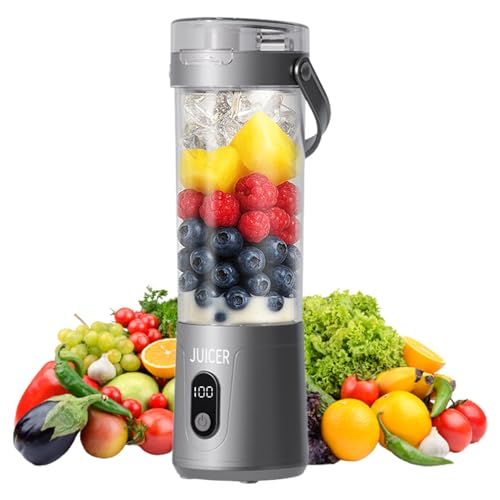 Centrifugeuse,Extracteur de Jus de Fruits Électrique - Appareil de Cuisine Portable avec Écran Digital pour Jus d'Agrumes Légumes et Boissons