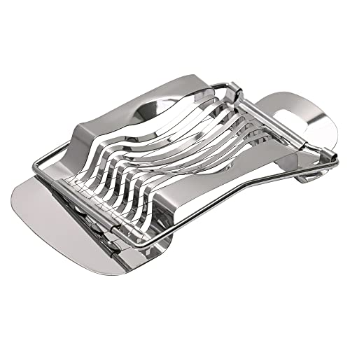 Mimo Style Fatiador de Ovos, Feito Inteiramente em Aço Inoxidável. Prático, Para Usar no Dia a Dia.