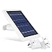 Produktbild Solarpanel und wetterfeste Dachrinnenhalterung kompatibel mit Ring Spotlight Cam Battery und Ring Stick Up Cam Battery - Perfektes Paar für die Hausüberwachung