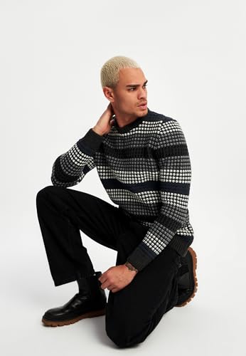 Leif Nelson Men's Stylish Sweater Longsleeve Pullover Sweatshirt Hoodie For Men Slim Fit LN-207602