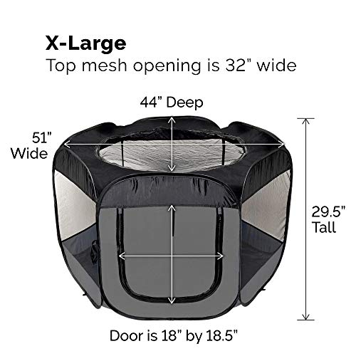 Furhaven Pop Up Playpen Pet Tent Playground - Gray, Extra Large #TOP1