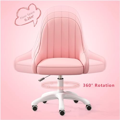 Chaise d'ordinateur en cuir synthétique pivotante - 4