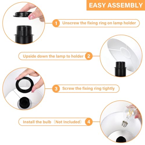 Boho Wood Tripod Table Lamp – Minimalist Nightstand Light - Image 7