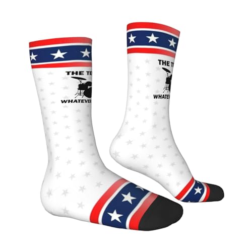 PAUPPY The-Tempo-Is-What-I-Say-Gifts Knee Socks for Women Long Tube Striped Socks Athletic Socks for Girls Youth4