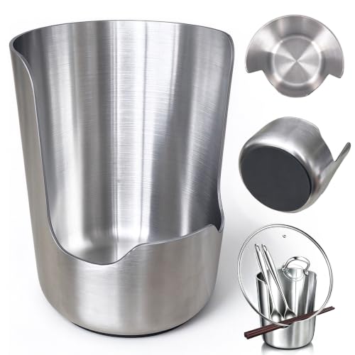 Stainless-Steel-Utensil-Holder-for-Kitchen-Counter-Countertop-Organizer-1 Stainless Steel Utensil Holder for Kitchen Counter, Countertop Organizer (1 - Image 1