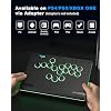 Haute42 Leverless Controller Arcade Stick: Aluminum Leverless Arcade Stick M Ultra GEN2 with Lock Button & RGB Lighting, Arcade Controller Street Fight for PC/PS3/PS4/Switch Game,Low-Profile Switch Arcade Stick Support Hot Swap & SOCD