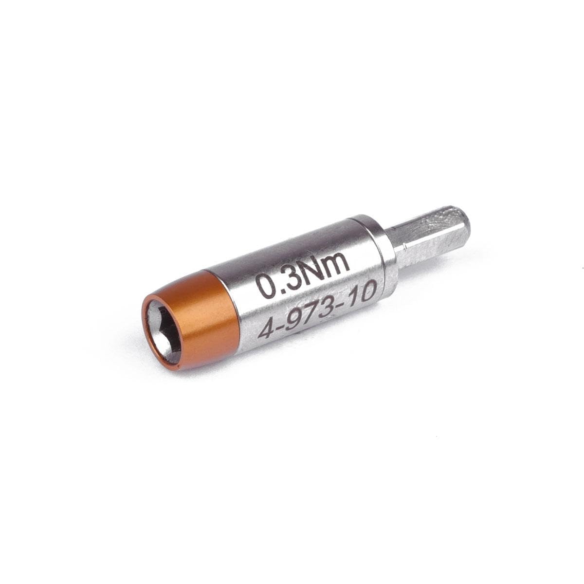 Ambre TorquEline Adaptateur de couple 0,3 Nm pour embouts C4 (4 mm hexagonal) | Outil de serrage pour embouts et outils de maintien | Acier allié | Précis pour min. 20 000 clics