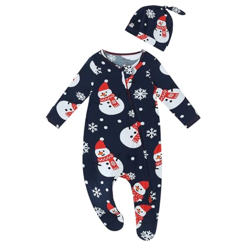 Image of Baby One-Piece Footies Long Sleeve Rompers 2-Way Zipper, Viscose from Bamboo Baby Bodysuit Clothes for Boys Girls
