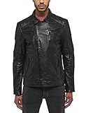 Lässiger Schnitt MUSTANG Herren Regular Lederjacke