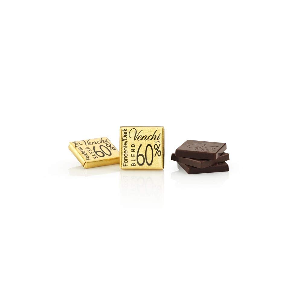 Venchi Blend Puro 60% en Bolsa a Granel, 1 kg - Chocolate Negro de África y América Central - Sin Gluten