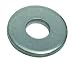 Steel Flat Washer, Plain Finish, ASME B18.22.1, No. 4 Screw Size, 1/8" ID, 5/16" OD, 0.032" Thick (Pack of 100)