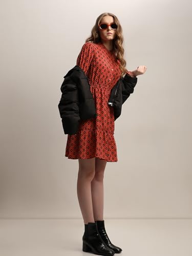 Image of VERO Moda Above The Knee Fit and Flare Dress for Women