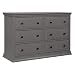 DaVinci Signature 6-Drawer Double Dresser, Slate
