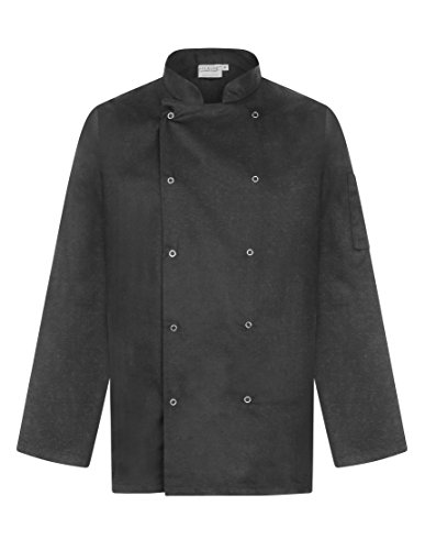 ProLuxe - Chaqueta Chef - Hombre Negro Negro S