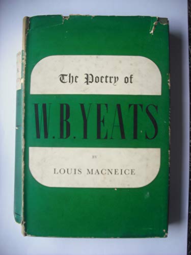 The poetry of W. B. Yeats B0006AP7J8 Book Cover