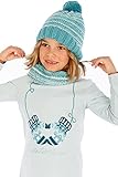 Colección TOP TOP Accesorios Top Top PT-MA058TOP Juego de Accesorios de Invierno, Aguamarina, L Chicas