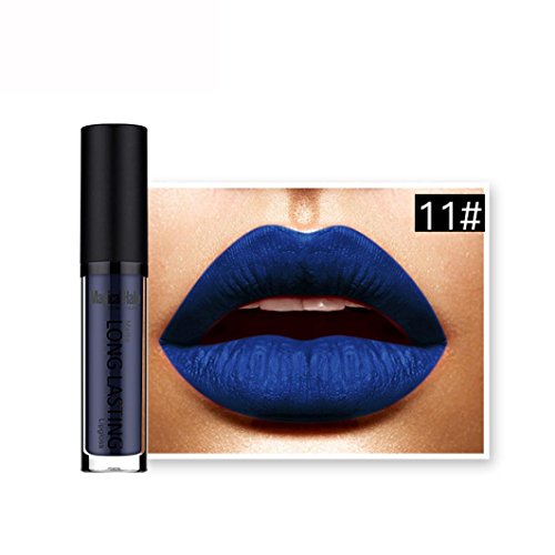 Tenworld 1 PC Waterproof Matte Liquid Lipstick Long Lasting Lip Gloss Lipstick (K)