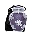 Purple Butterfly Medium Cremation Urn for Human, Pets, Infants