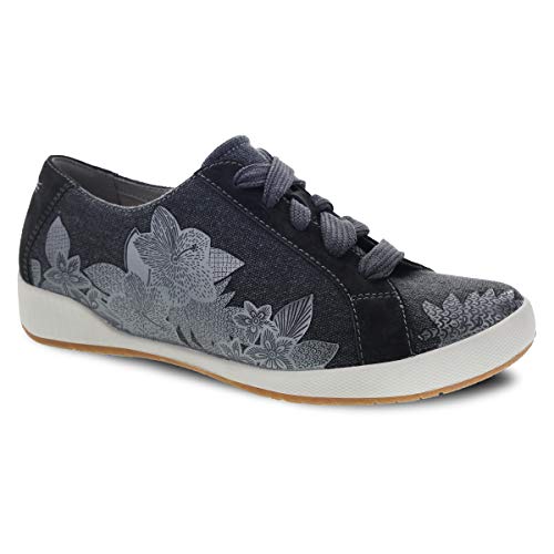 Dansko Women's Olisa Black Printed Sneaker 5.5-6 M US